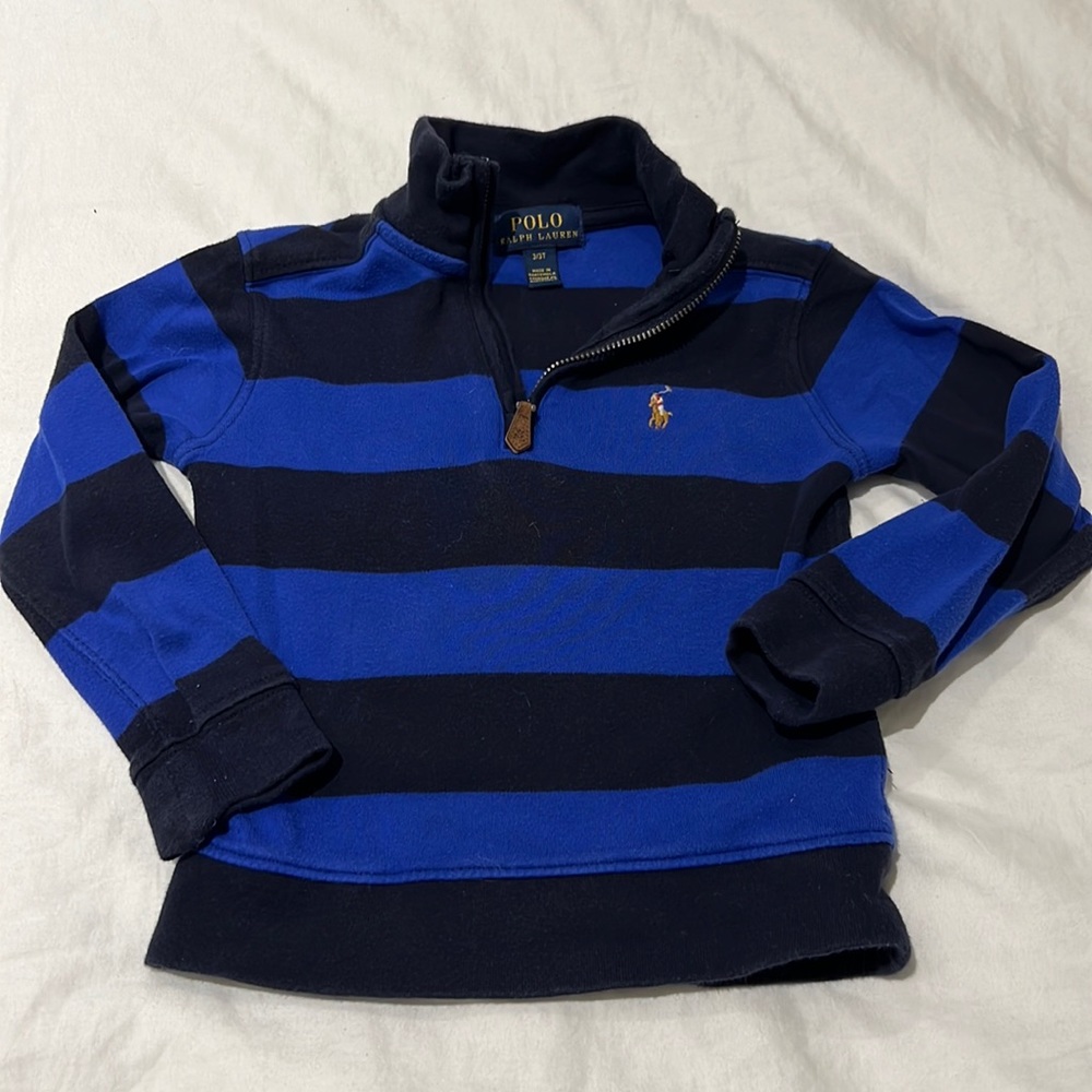 Quarter zip long sleeve - toddler